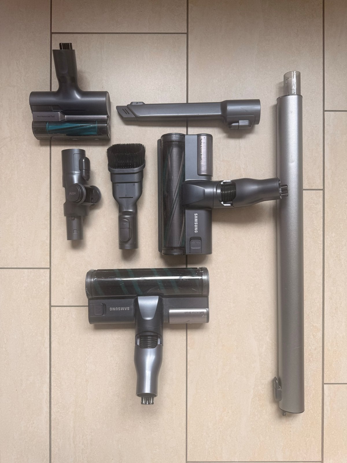 Accessoires Samsung Jet 75 steelstofzuiger, Ophalen, Gebruikt