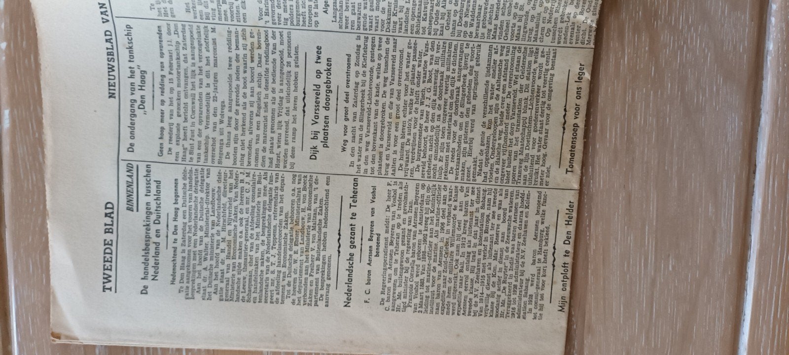Nieuwsblad van het Noorden 1940., Ophalen of Verzenden, Gelezen