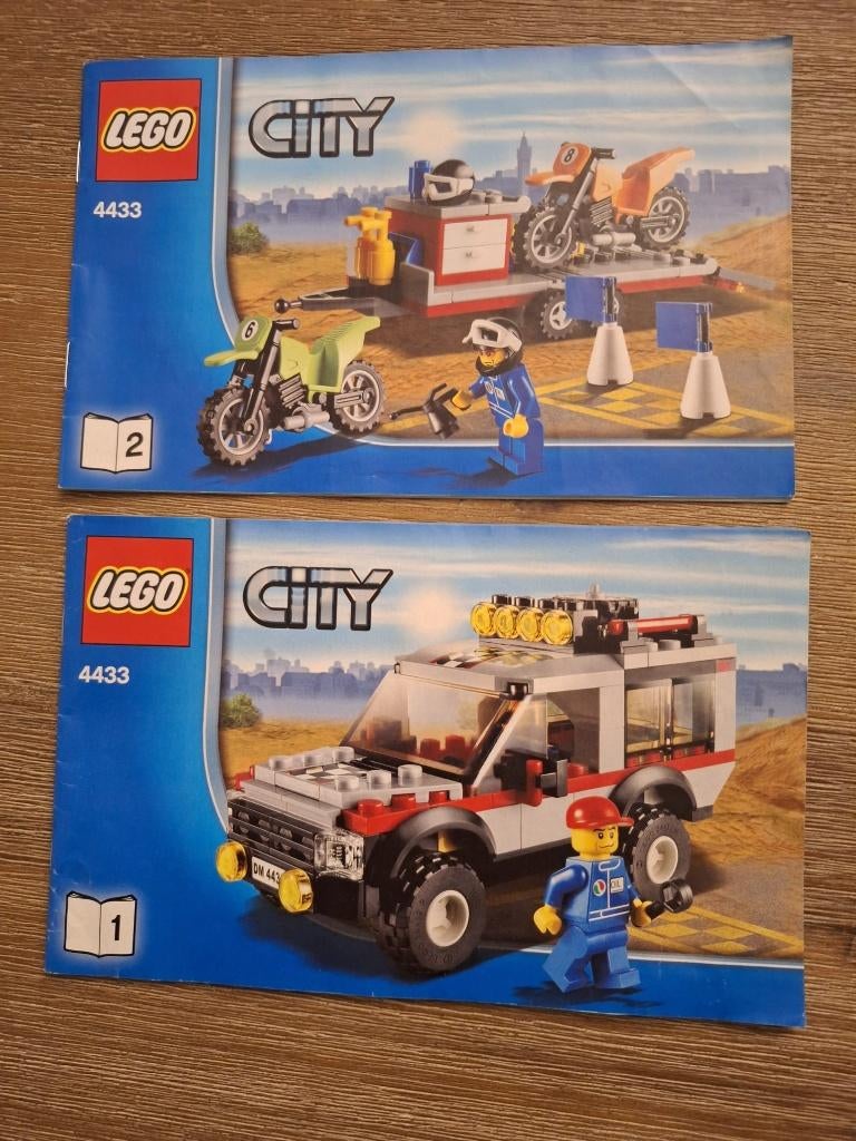 Lego motor en monstertruck 4433 en 60055, Kinderen en Baby's, Speelgoed | Duplo en Lego, Ophalen of Verzenden, Zo goed als nieuw