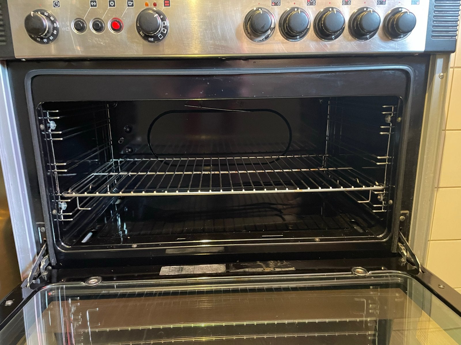 Gasfornuis met oven, Witgoed en Apparatuur, Fornuizen, Ophalen, Gebruikt, 60 cm of meer, Gas