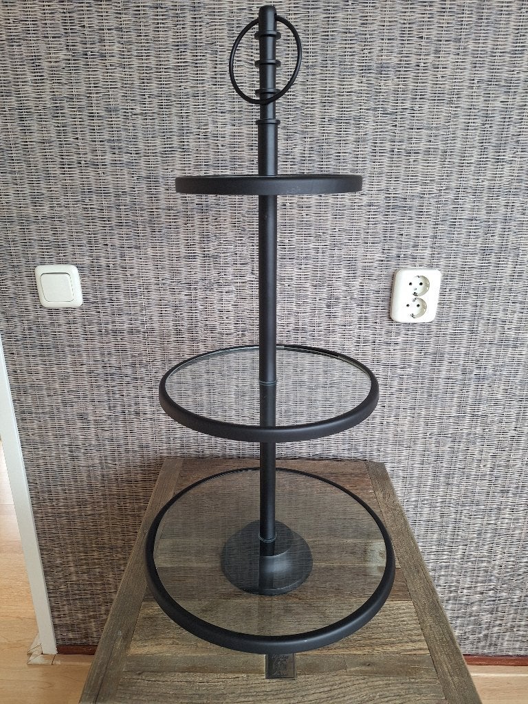 Riviera Maison Berkeley etagere 3 laags, Huis en Inrichting, Ophalen, Etagère, Demontabel, Glas