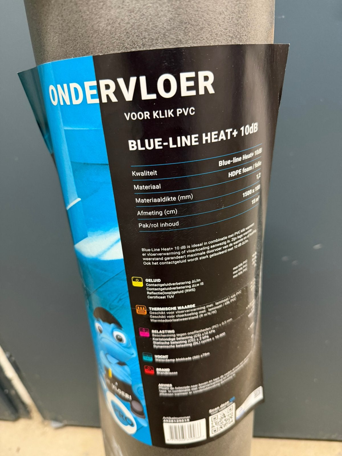 NIEUW! CO-PRO BLUE-LINE HEAT+ 10DB - ONDERVLOER, Minder dan 4 cm, Overige materialen, Ophalen of Verzenden, Zo goed als nieuw