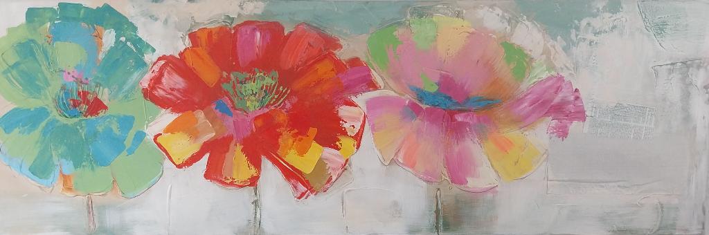 Schilderij 50 x 150 cm, Gebruikt, 50 tot 75 cm, 125 cm of meer, Ophalen of Verzenden