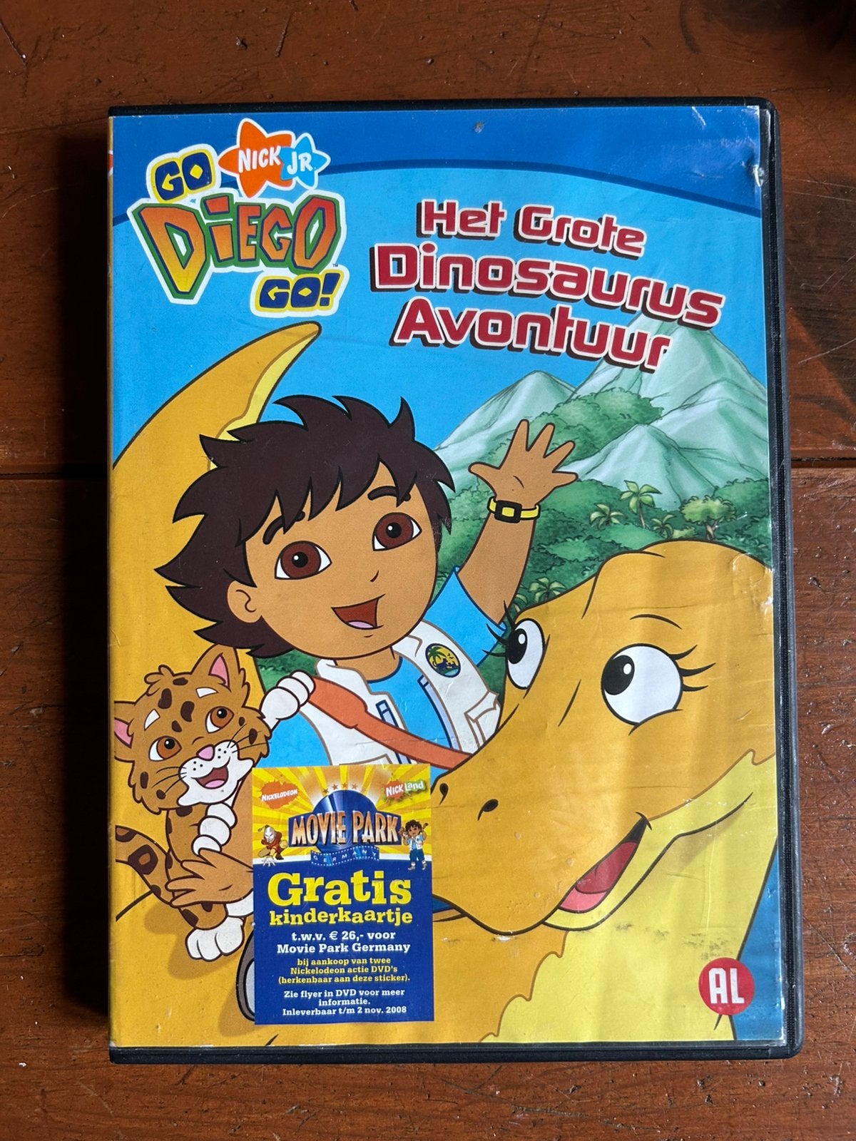 Go Diego Go! Het Grote Dinosaurus Avontuur DVD, Alle leeftijden, Ophalen of Verzenden, Zo goed als nieuw, Amerikaans