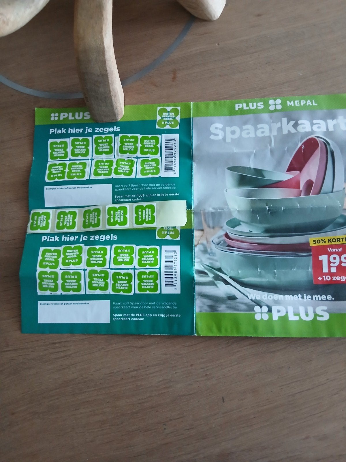 Plus zegels gratis, Plus, Ophalen