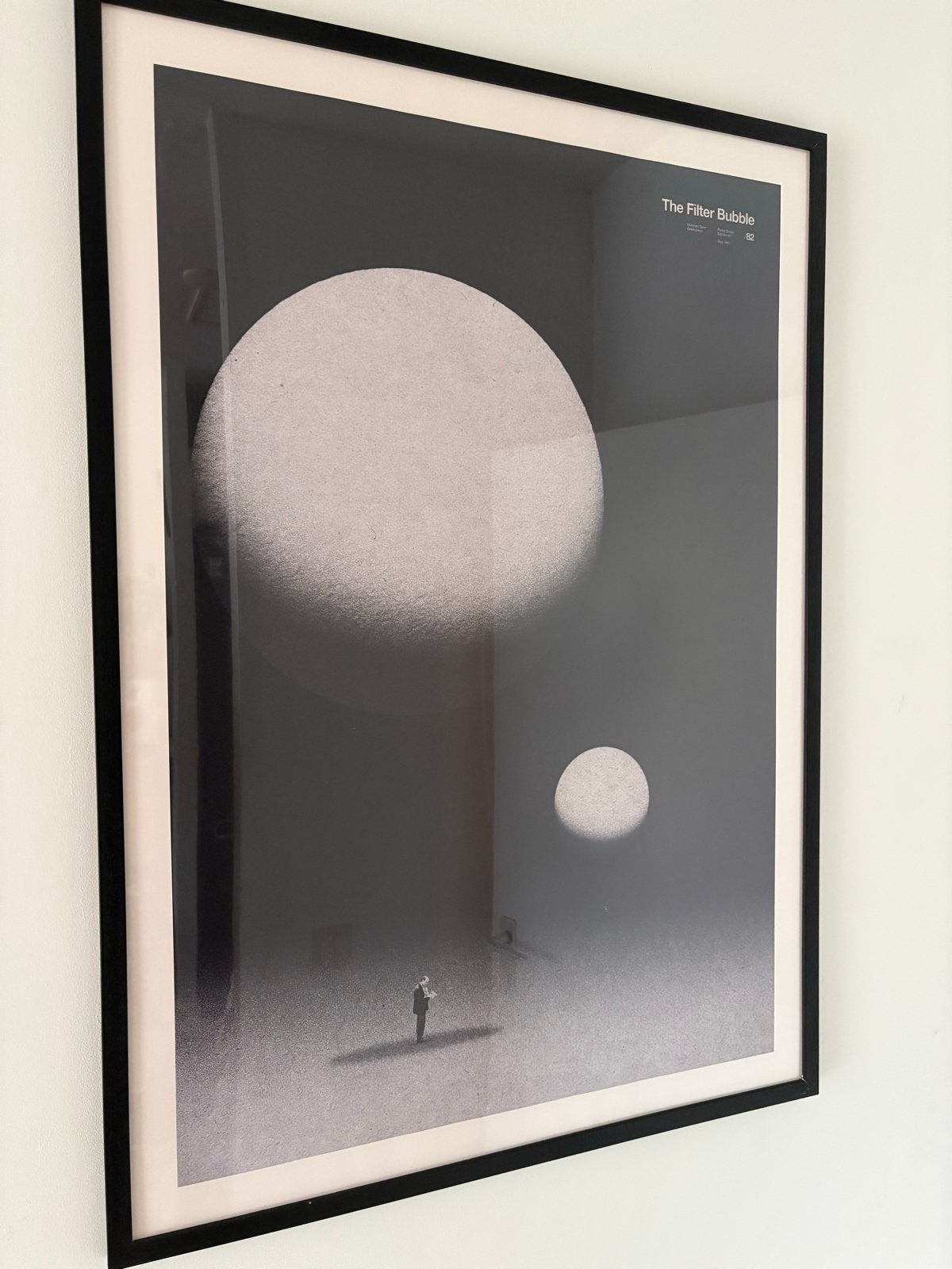 The Filter Bubble - Zonder lijst. Het gaat om foto 2., Ophalen of Verzenden, 75 – 100, 50 tot 75 cm, Print