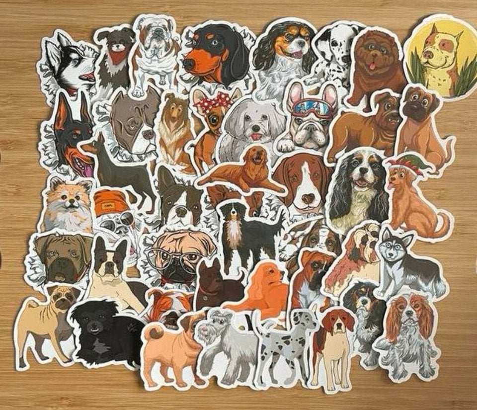Honden stickers, Verzenden, Nieuw, Meerdere stickers