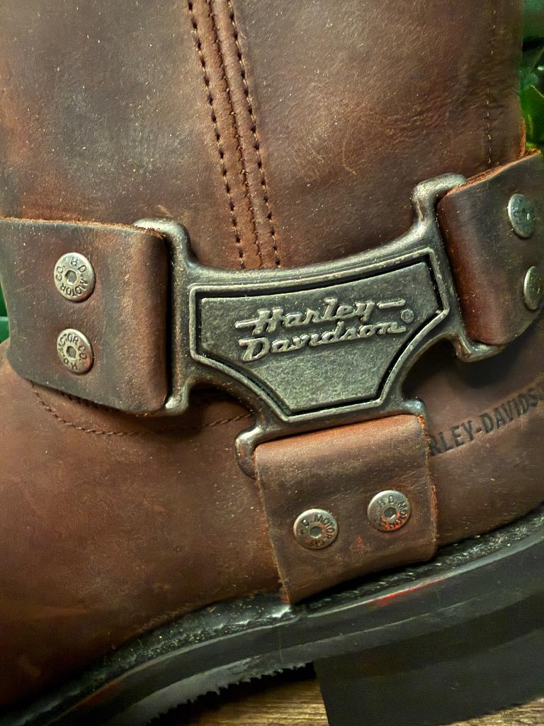 geweldig mooie stoere laarzen van Harley Davidson maat 41, Bruin, Boots, Nieuw, Ophalen of Verzenden