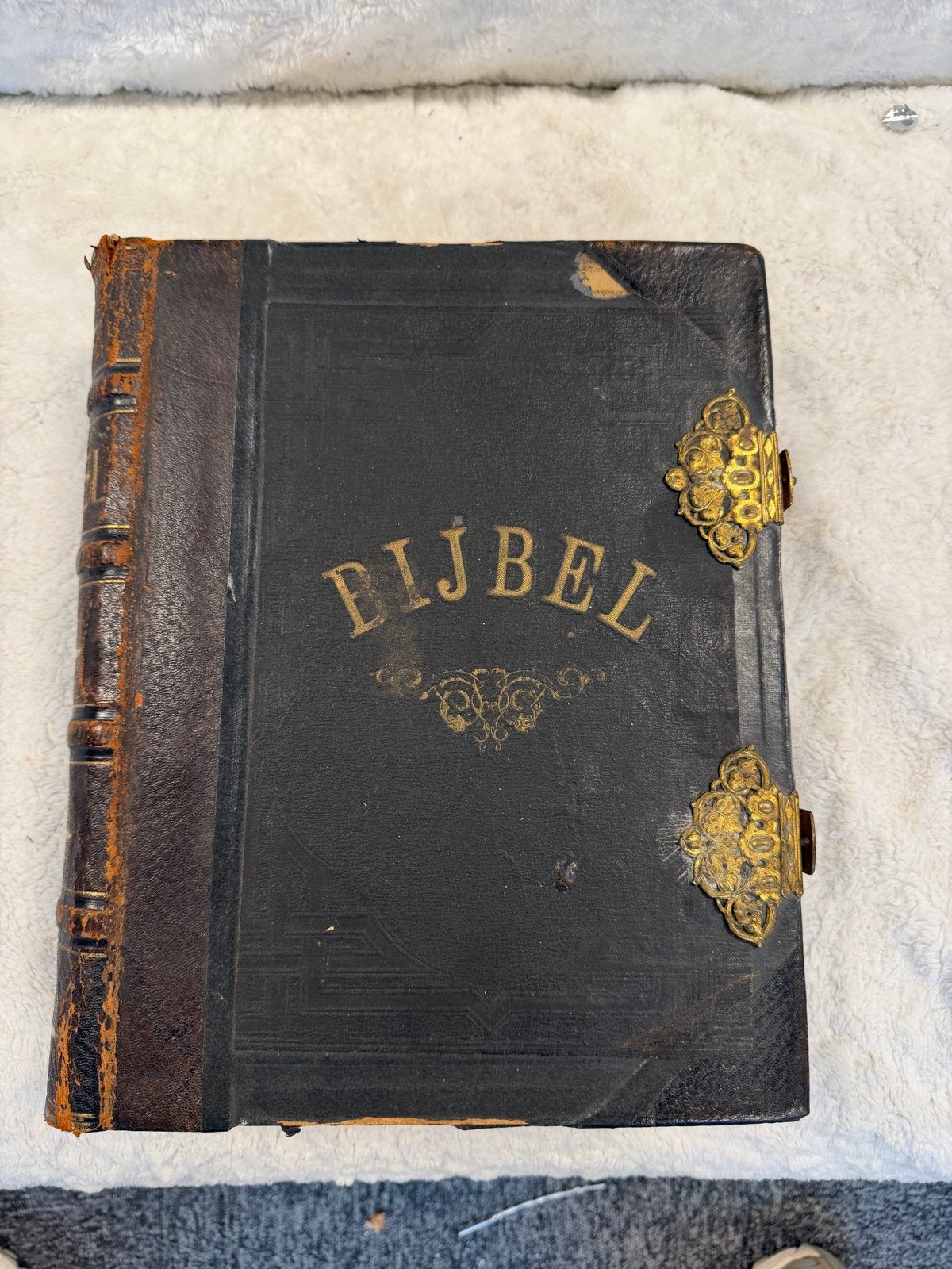 Antieke Bijbel - Joh. De Liefde Utrecht 1896 - Compleet, Ophalen