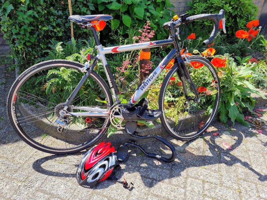 race fiets, Fietsen en Brommers, Fietsen | Racefietsen, 28 inch, Gebruikt, Carbon, 10 tot 15 versnellingen