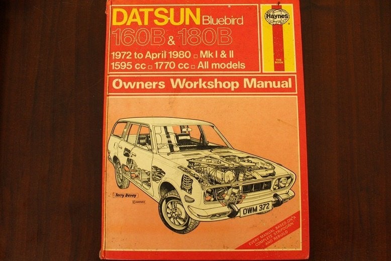 Datsun 160B 180B 1972- april 1980 all models workshop manual, Ophalen of Verzenden