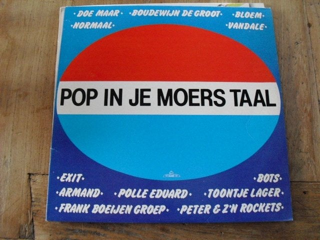 POP IN JE MOERS TAAL  LP, LP, Gebruikt, Ophalen of Verzenden, Levenslied of Smartlap