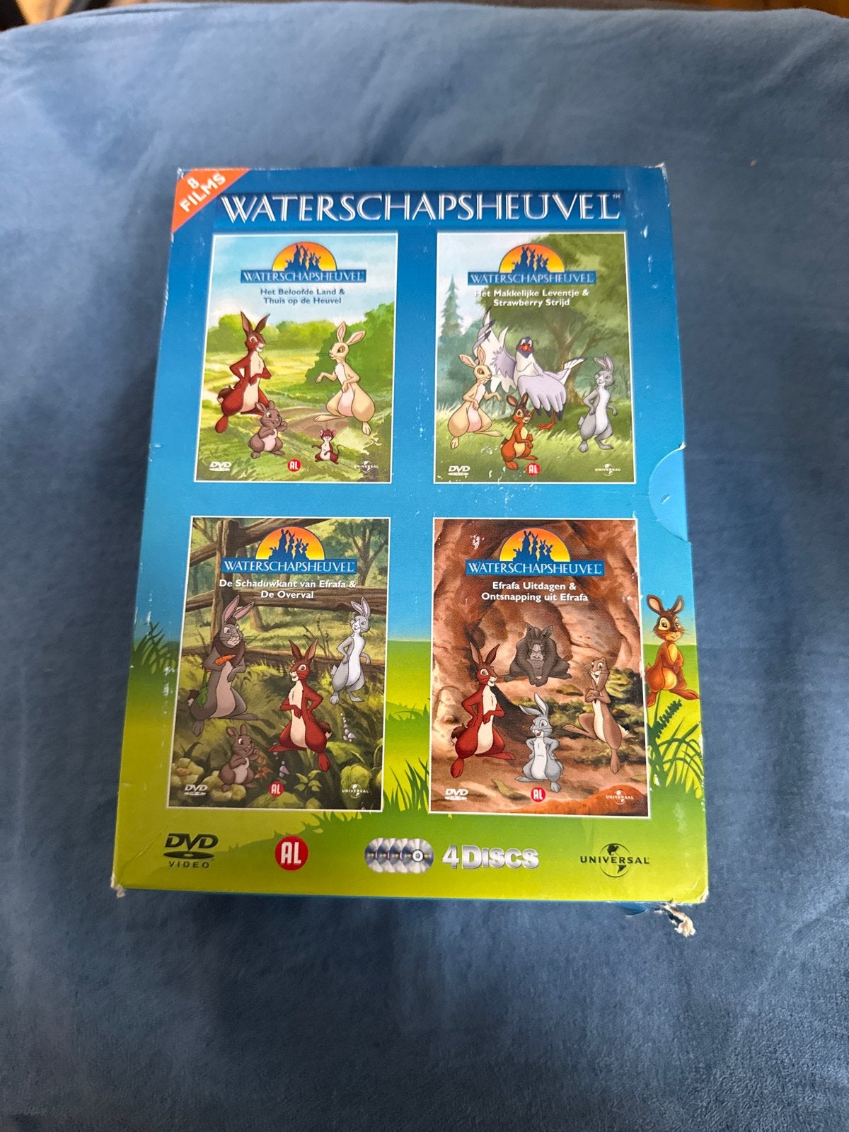 Waterschapsheuvel - 8 Films op 4 Discs DVD Boxset, Gebruikt, Animatie, Verzamelbox, Alle leeftijden