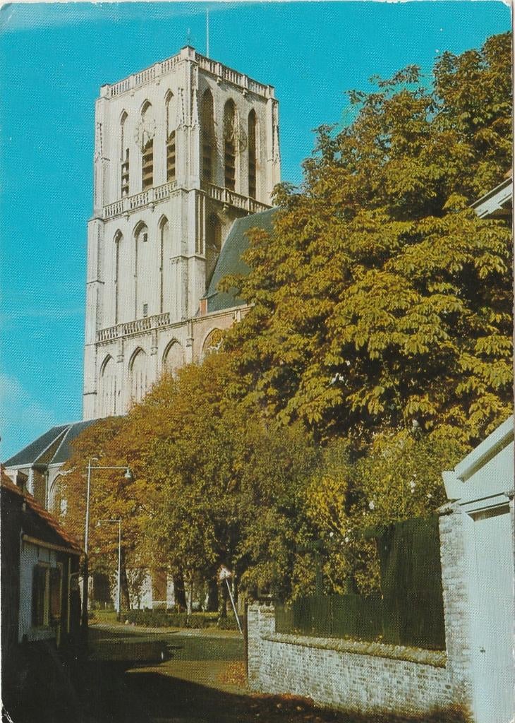 BRIELLE Ned. Herv. Catharijne Kerk, Verzenden, 1960 tot 1980, Gelopen, Zuid-Holland