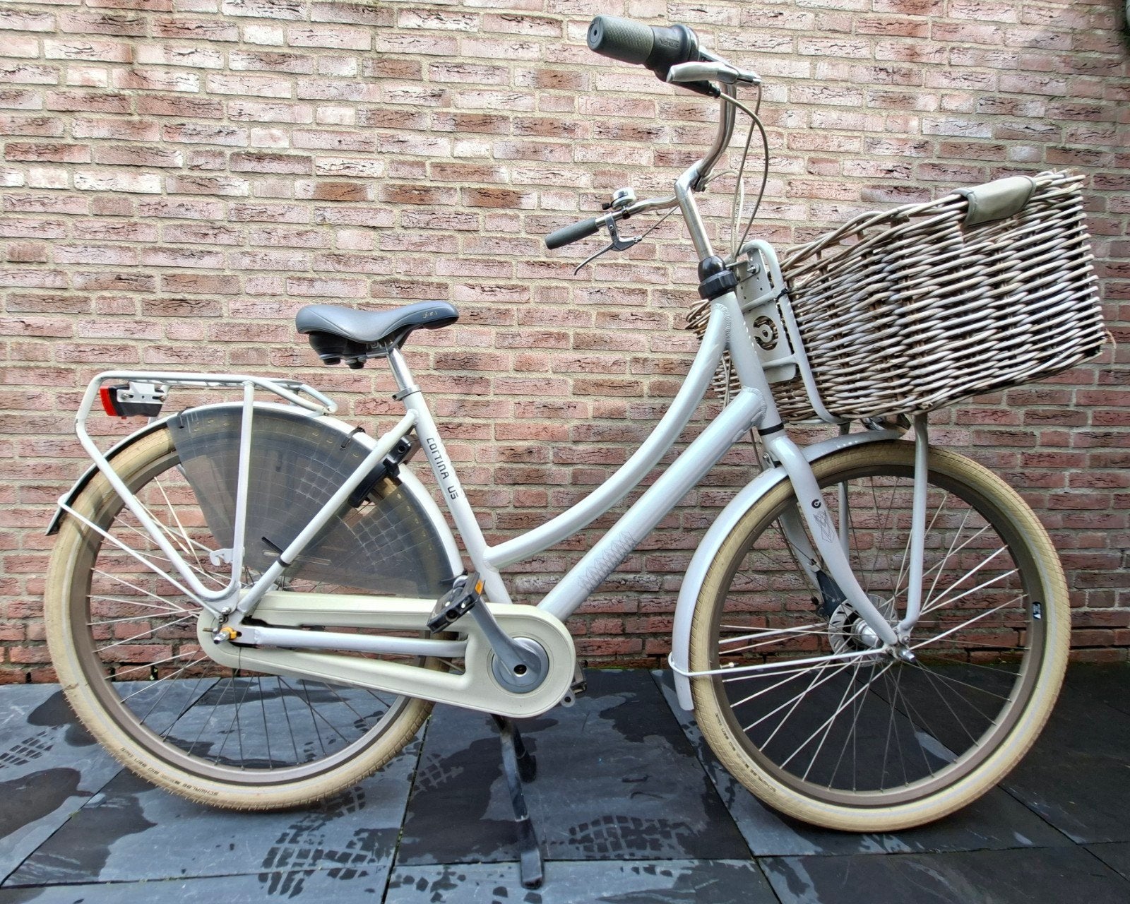 Cortina U5 transport fiets 7 versnellingen en 28 inch, Versnellingen, Zo goed als nieuw, 50 tot 53 cm, Trommelrem