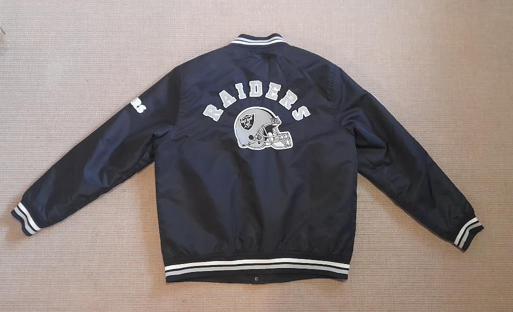 Los Angeles Raiders Jas, Ophalen of Verzenden, Zo goed als nieuw, Maat 56/58 (XL), Zwart