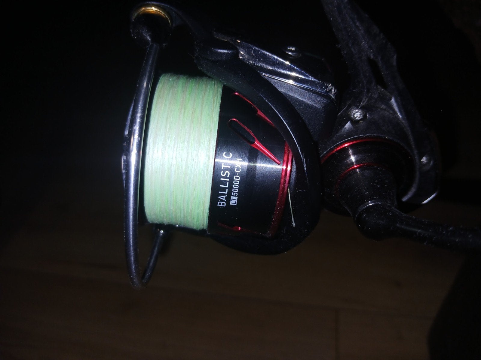 Daiwa ballistic lt 5000 cxh met cinnetic Explorer black purp, Ophalen, Molen
