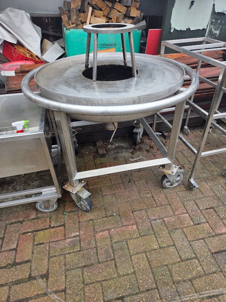 Rvs grill ofyr bbq, Ophalen, Zo goed als nieuw