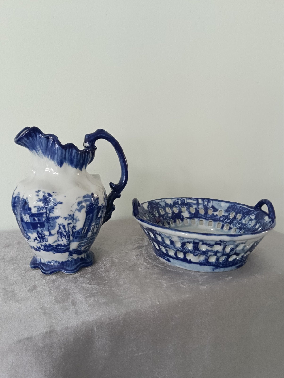 Victoria Ware Ironstone Pitcher en Mand set, Ophalen of Verzenden