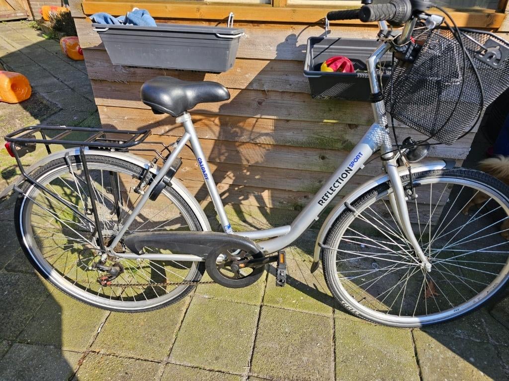 Dames Fiets te koop, Fietsen en Brommers, Fietsen | Dames | Damesfietsen, Gebruikt, Versnellingen, 56 cm of meer, Ophalen