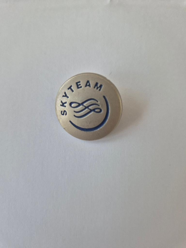 Skyteam pin/speldje, Ophalen of Verzenden, Zo goed als nieuw, Transport, Speldje of Pin