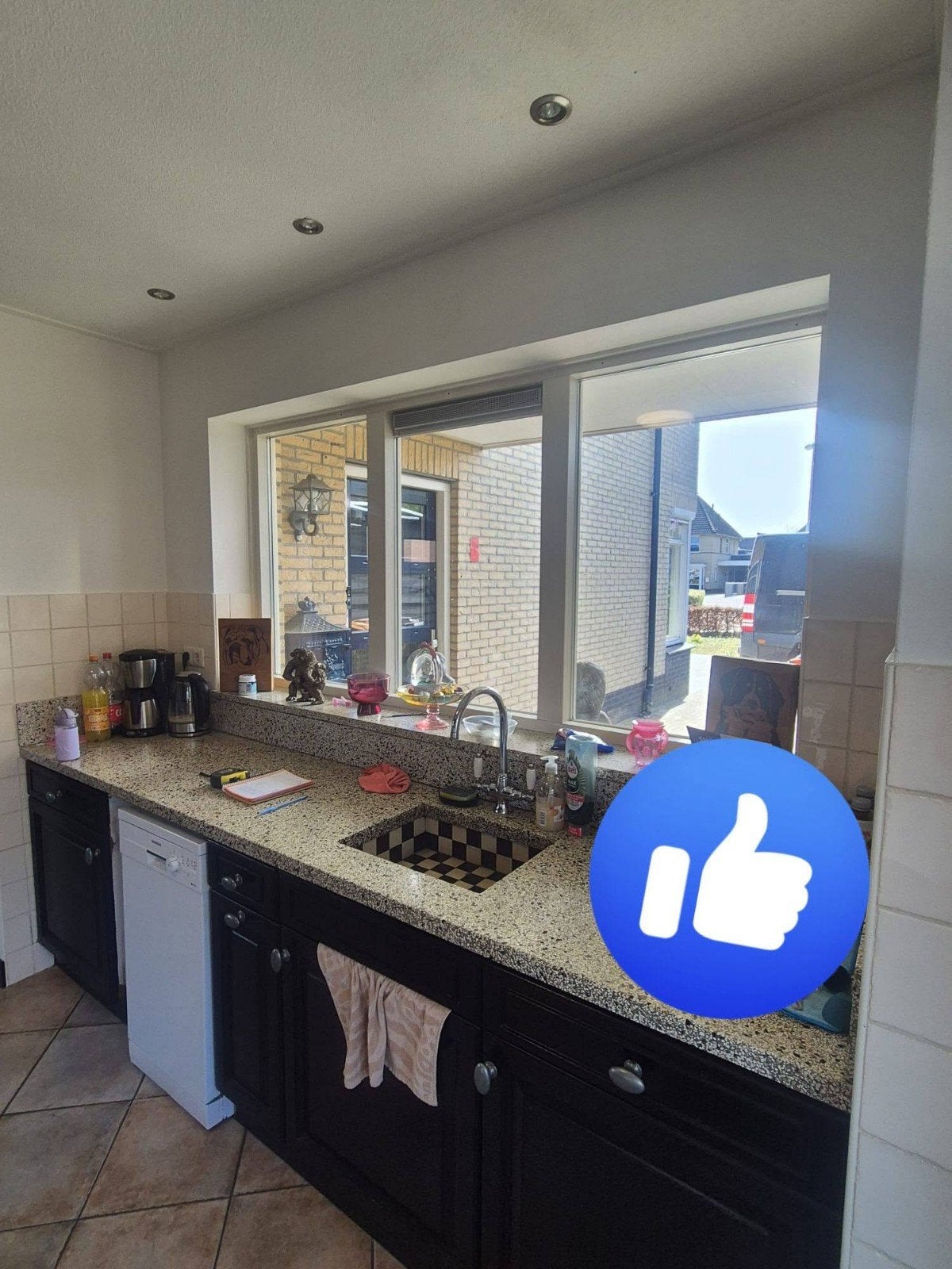 GRATIS KEUKEN!!, Gebruikt, Zwart, Overige typen, Graniet of Steen