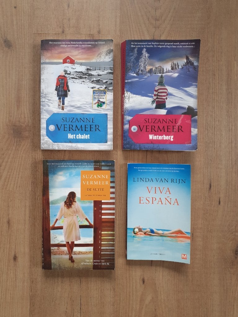 Thrillers van Suzanne Vermeer en Linda van Rijn, Ophalen of Verzenden, Zo goed als nieuw