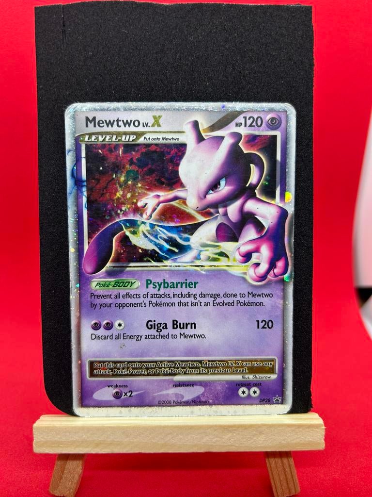 Mewtwo Holo DP28 – Pokémon TCG – LP – Diamond & Pearl, Ophalen of Verzenden, Zo goed als nieuw
