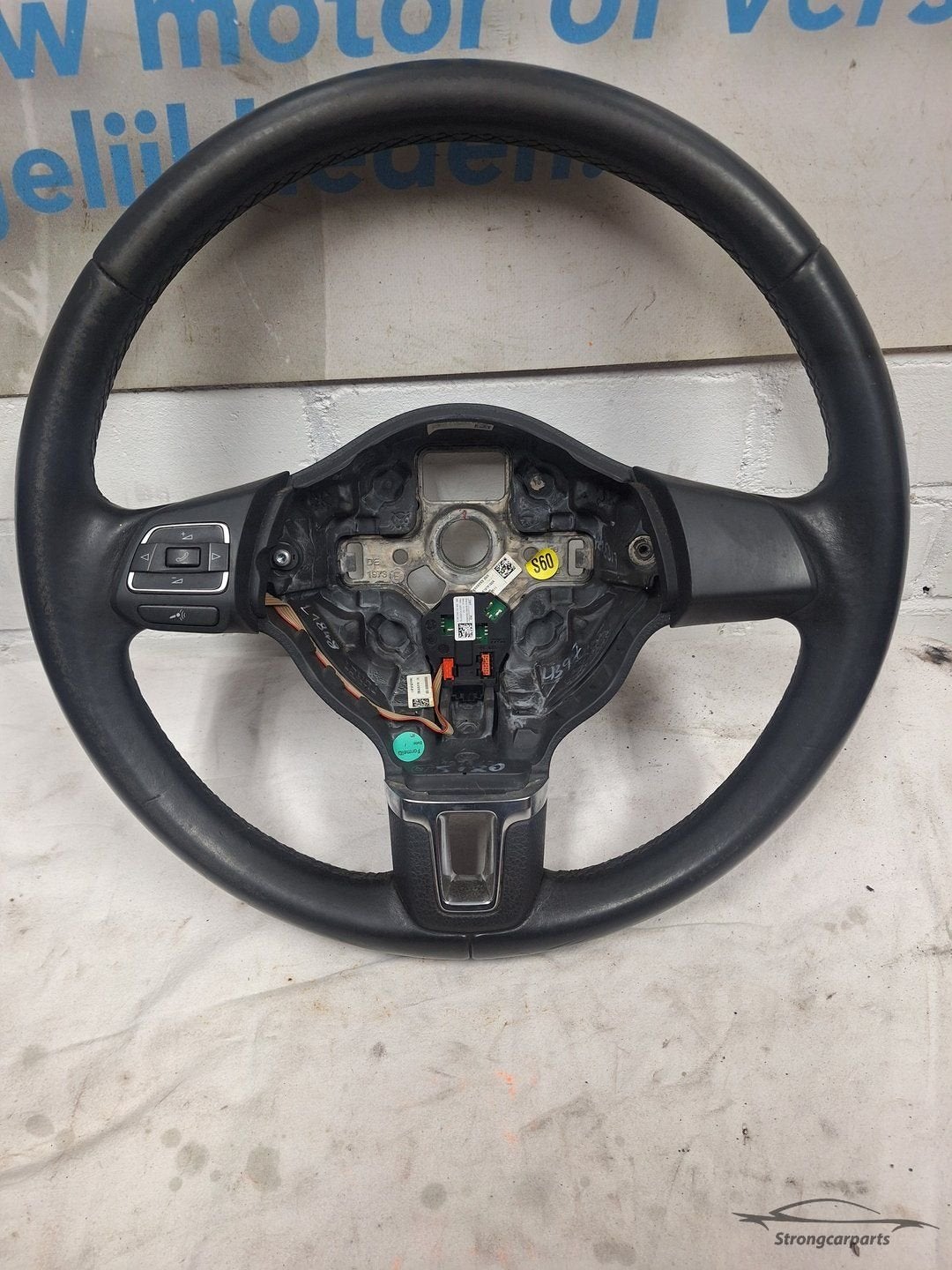 Stuurwiel stuur VW Polo 6R multifunctioneel leder, Gebruikt, -, Volkswagen, -