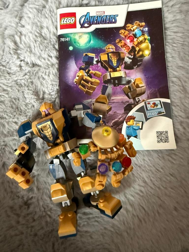 Lego Marvel Avengers Thanos Mech (76141) met boekje, Kinderen en Baby's, Speelgoed | Duplo en Lego, Ophalen of Verzenden, Gebruikt