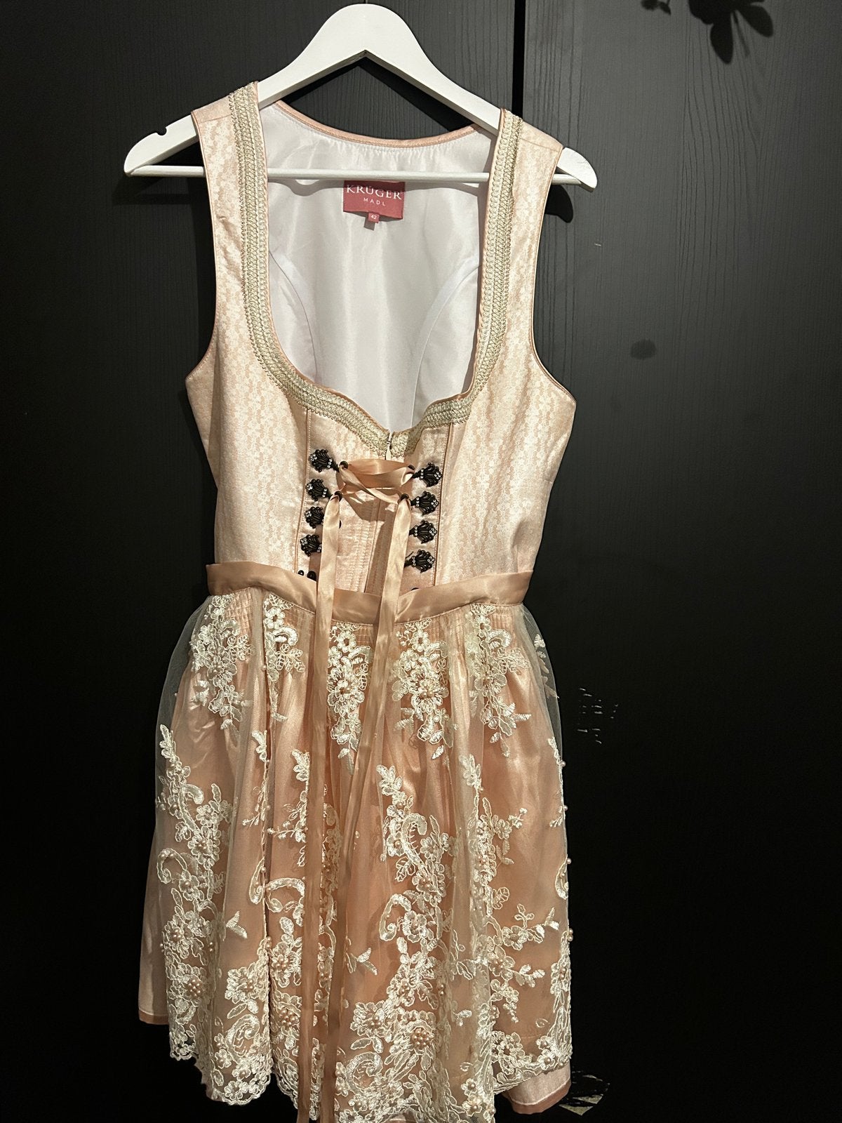 Roze Kruger Dirndl - Maat 42, Zo goed als nieuw, Ophalen of Verzenden, Zo goed als nieuw, Maat 42/44 (L), Roze