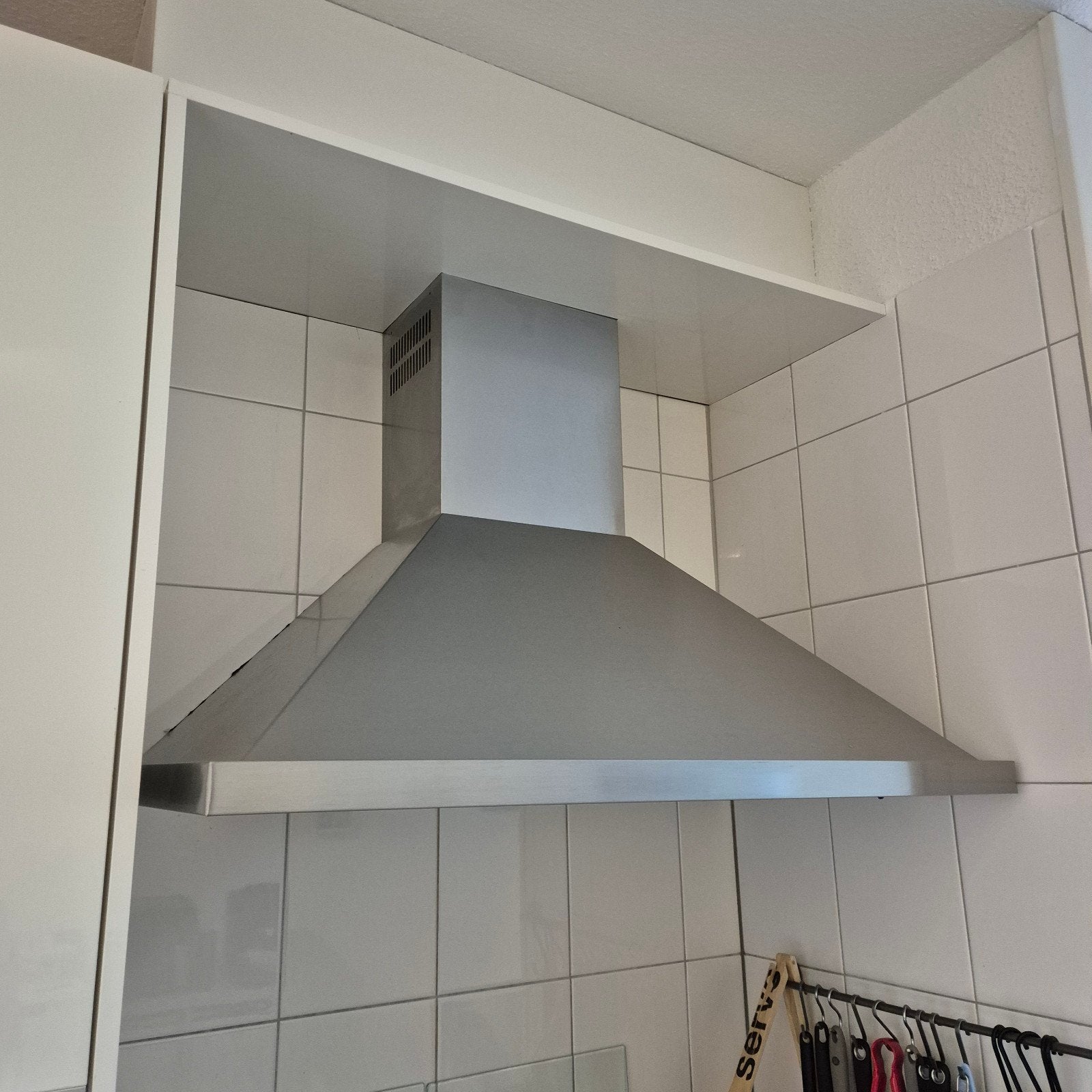 wasemkap, Witgoed en Apparatuur, Ophalen, Gebruikt, 200 tot 400 m³ per uur, Wandschouwkap