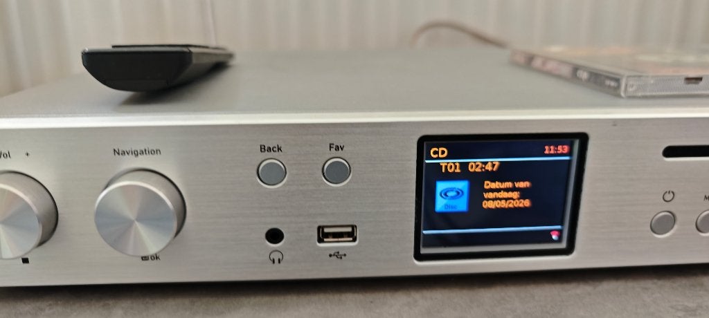 CD Hifi Receiver, Zo goed als nieuw, Ophalen, Overige merken, Minder dan 60 watt