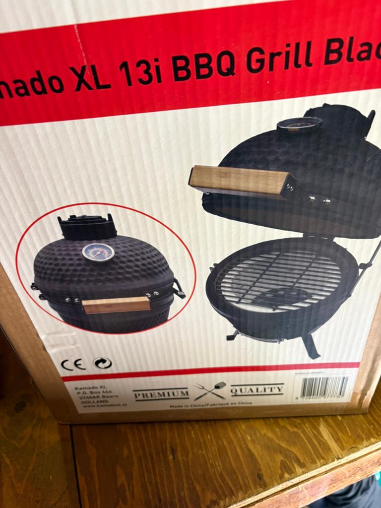 Kamado XL 13i BBQ Grill Black -, Ophalen of Verzenden, Nieuw