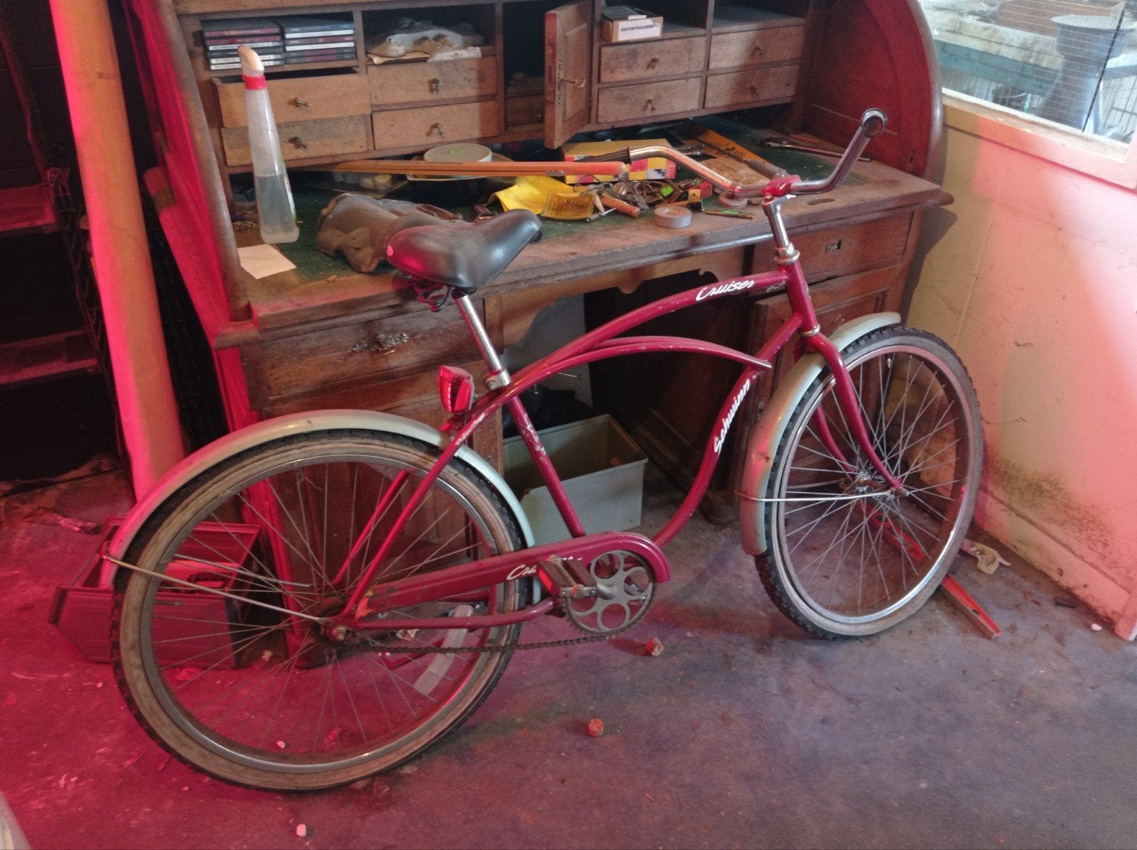 Schwinn Cruiser Klassieke Herenfiets, Terugtraprem, Gebruikt, 53 tot 57 cm, Ophalen