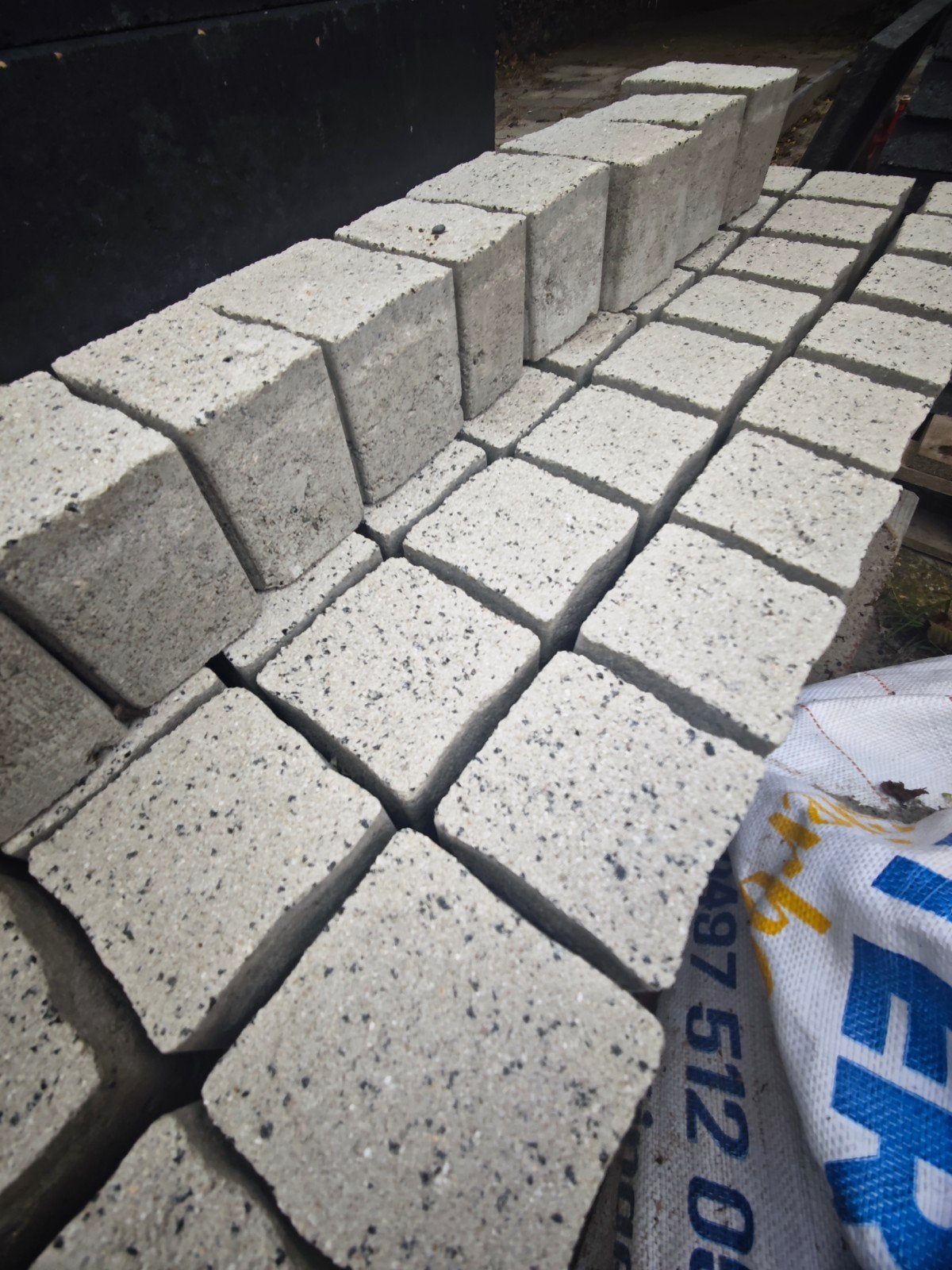 LUSIT straatsteen Calima graniet wildverband 8 cm (335 st.), Ophalen, Gebruikt, Klinkers, 5 tot 10 m²