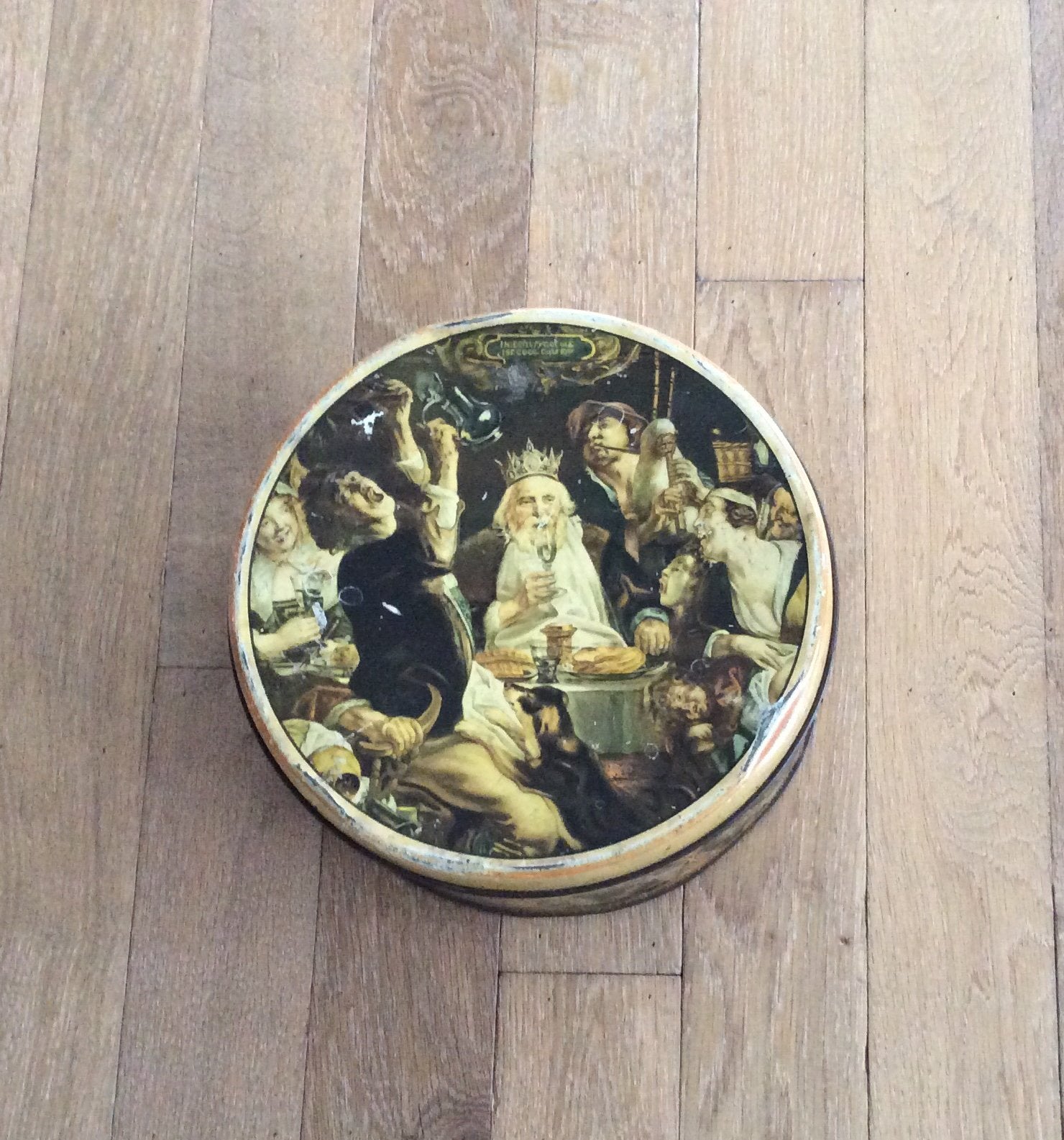 Mooie oude  grote trommel, Antiek en Kunst, Curiosa en Brocante, Ophalen of Verzenden