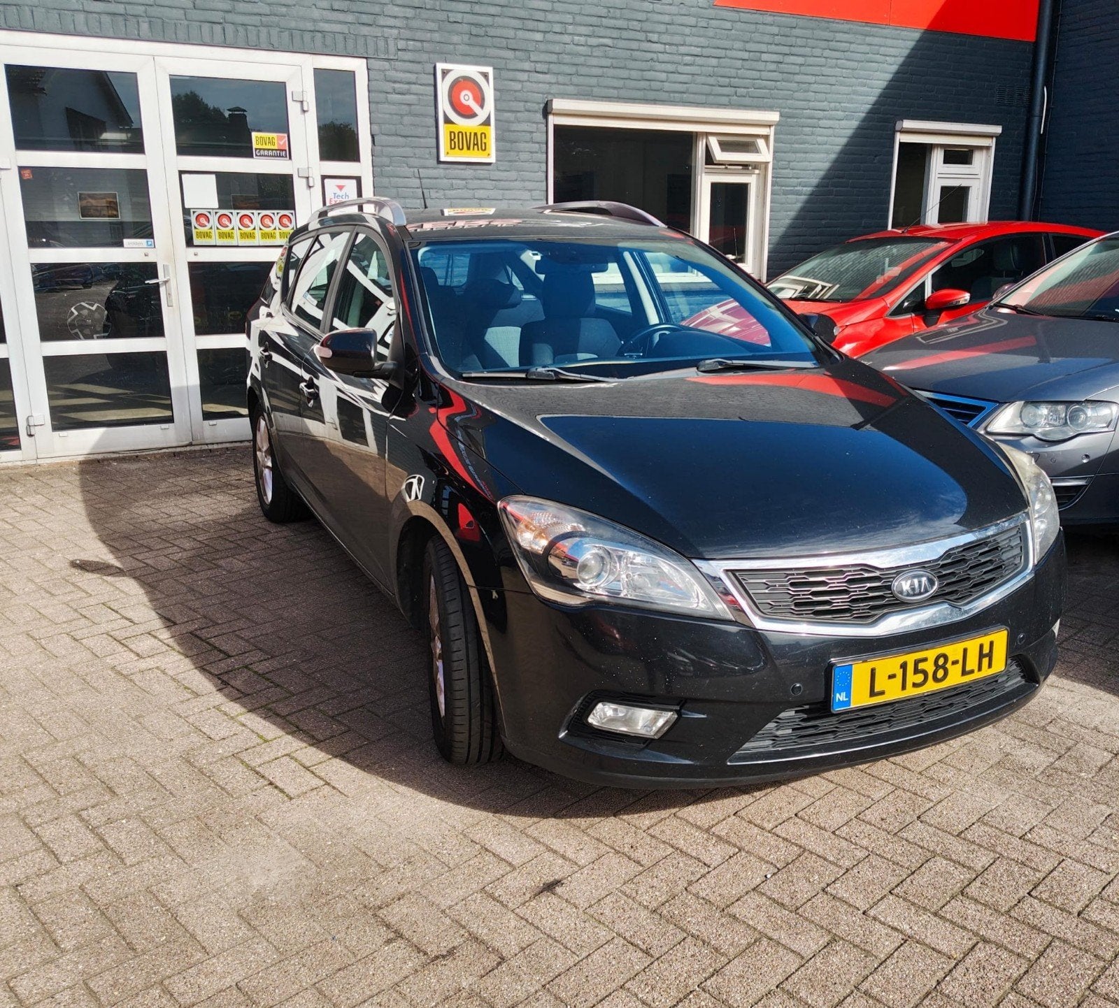 Kia (Pro) Cee d 1.6 Cvvt 126pk Aut. 2010 Zwart, Auto's, 4 cilinders, Zwart, Particulier, Dealer onderhouden
