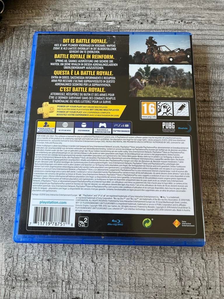 PlayerUnknown's Battlegrounds (PUBG) PS4 - Battle Royale, Online, Shooter, Ophalen of Verzenden, Zo goed als nieuw