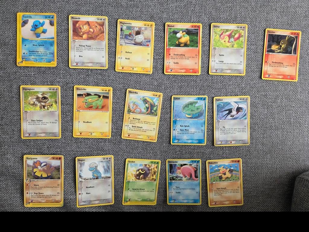 Verschillende Pokemon kaarten van 2003, 2004 en 2005, Ophalen of Verzenden