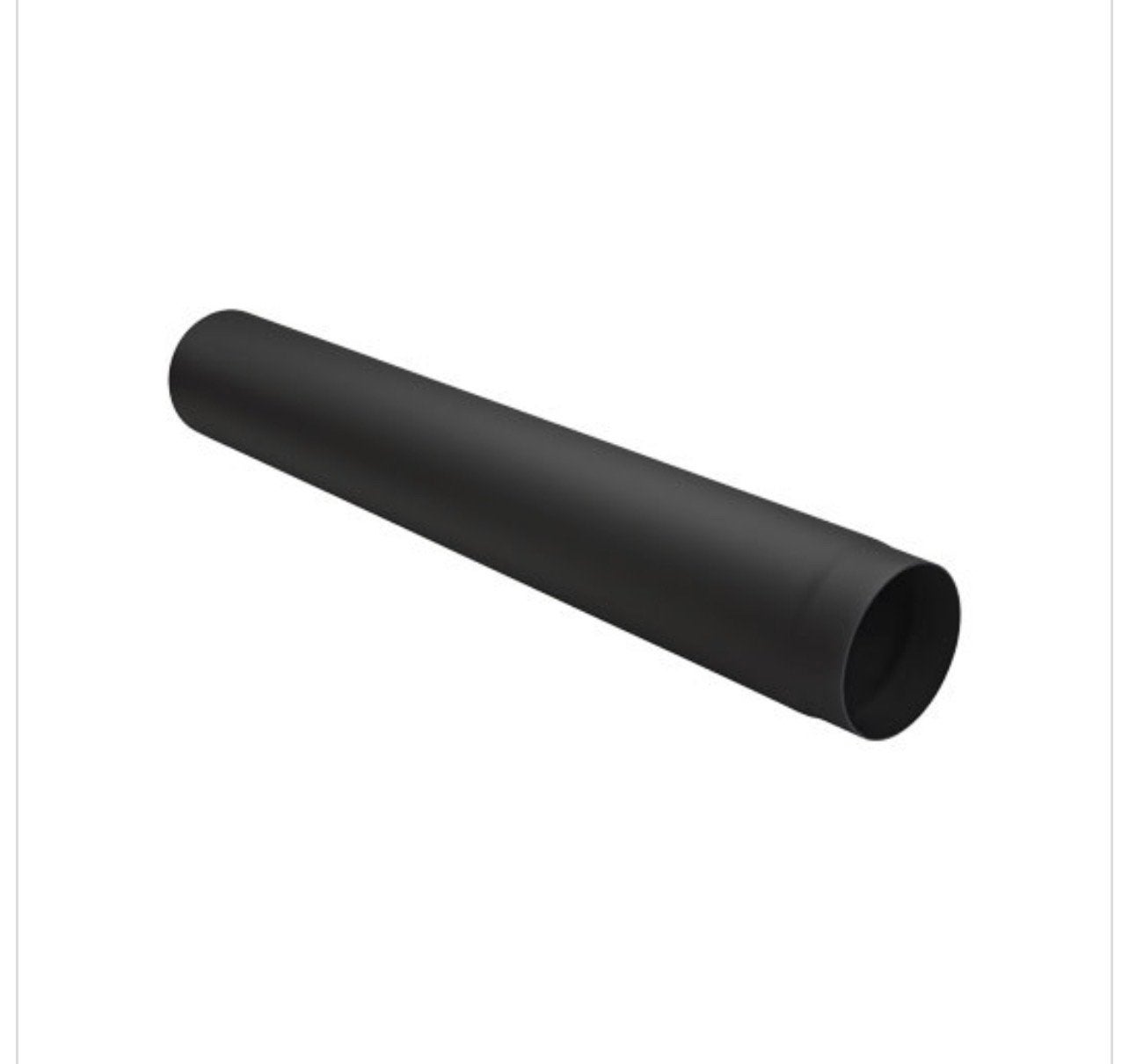 Zwarte kachelpijp diameter 150mm, Overige materialen, Nieuw, Ophalen of Verzenden, Minder dan 2 meter