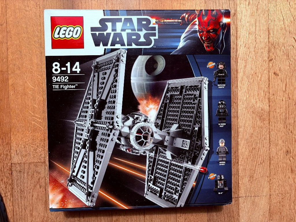 Lego 9492 Star wars Tie Fighter NIEUW, Lego, Star Wars, Complete set, Compleet