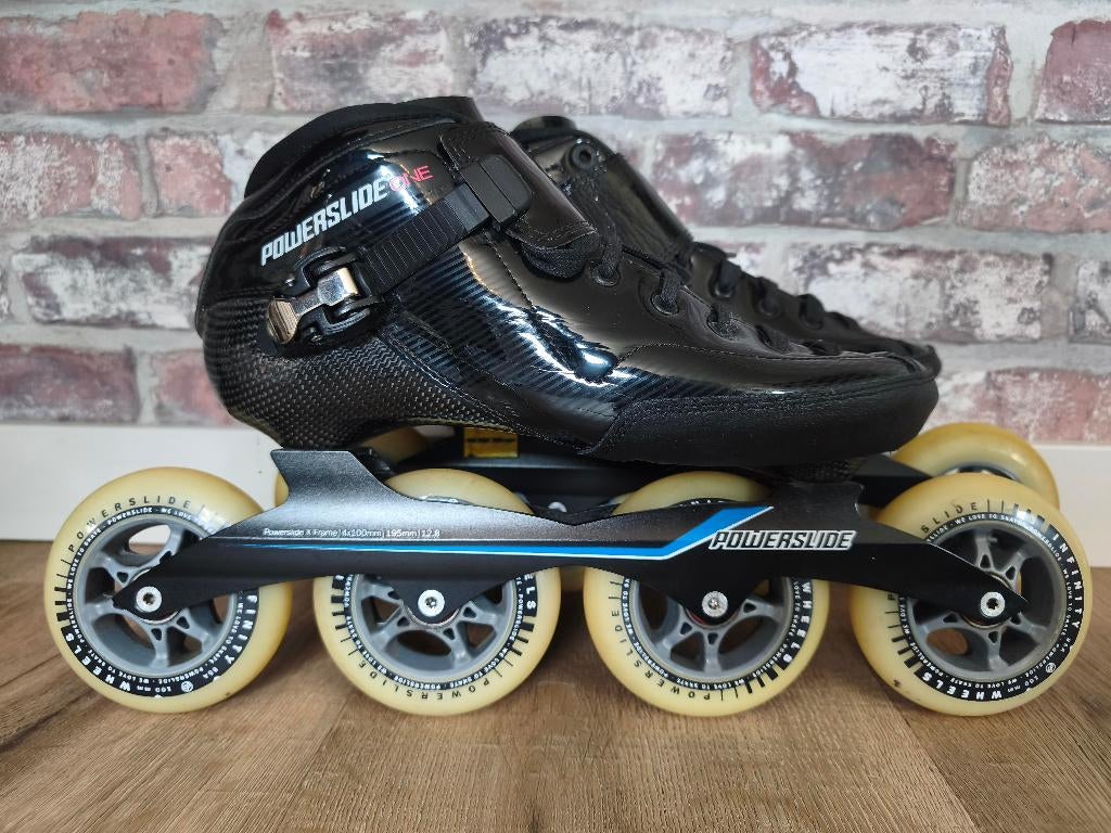 Gave powerslide One skeelers maat 43!, Ophalen of Verzenden, Zo goed als nieuw, Inline skates 4 wielen, Powerslide
