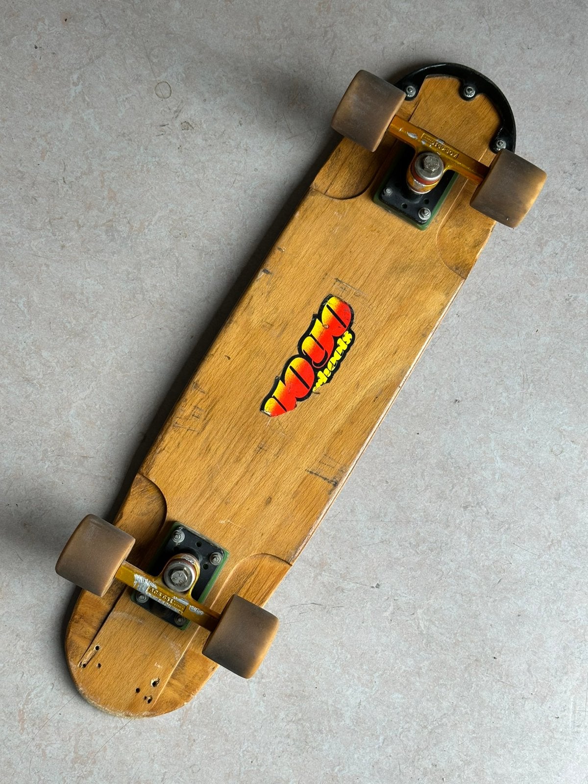 Vintage Tiger ACS 651 gold Yoyo wielen, Ophalen of Verzenden, Gebruikt, Skateboard