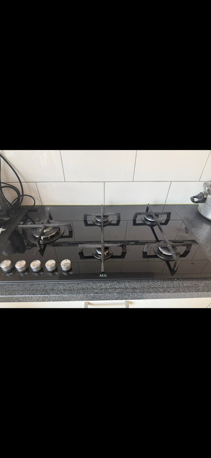 Zeer nette kookplaat, Zo goed als nieuw, Inbouw, Gas, 4 kookzones