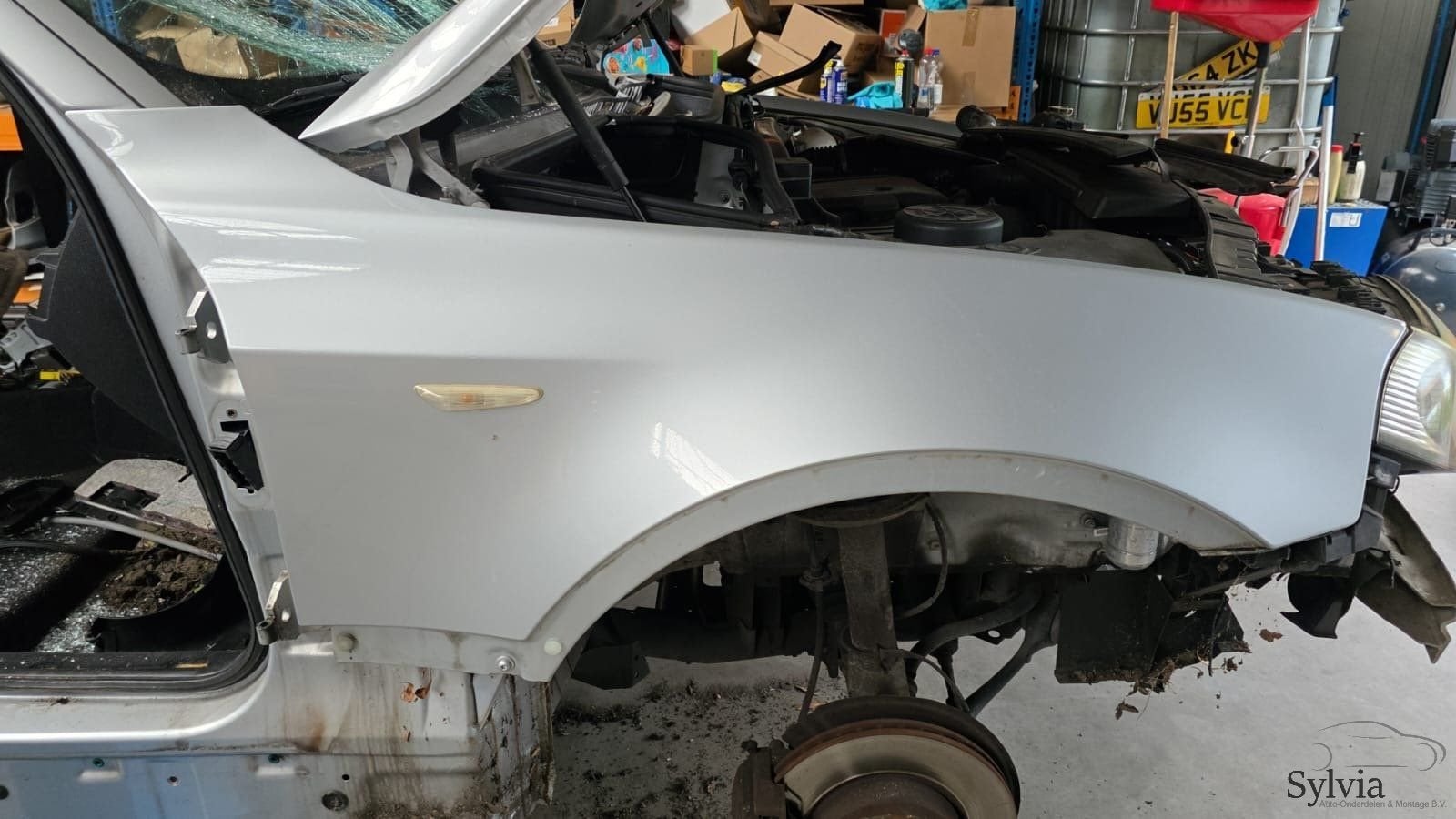 Voorscherm Spatbord Rechts BMW X3 E83 Titansilber metallic 3, Gebruikt, -, -, Ophalen of Verzenden