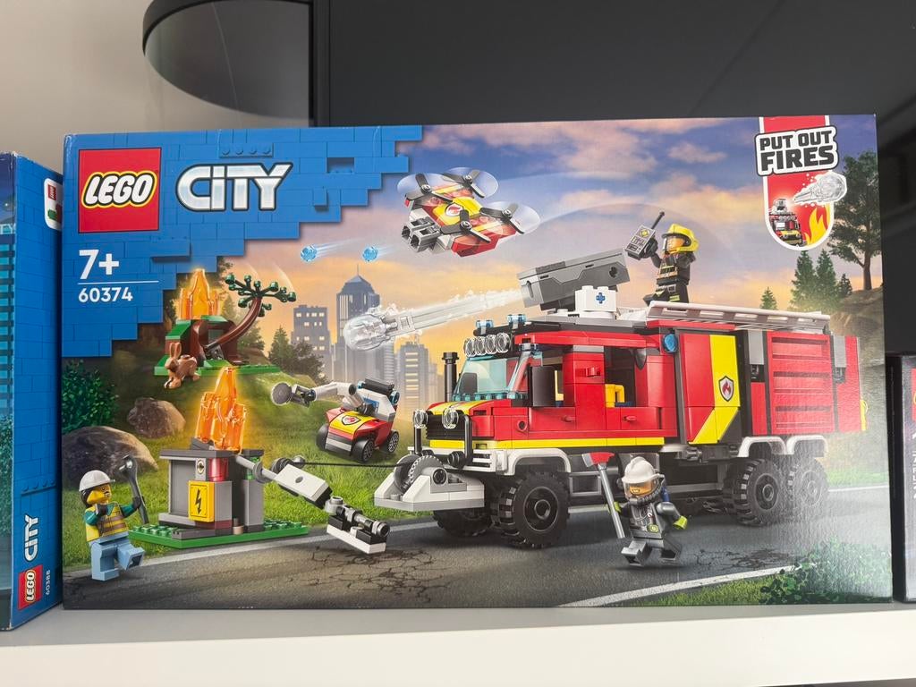 Lego 60374 brandweer nieuw in doos, Ophalen of Verzenden, Zo goed als nieuw