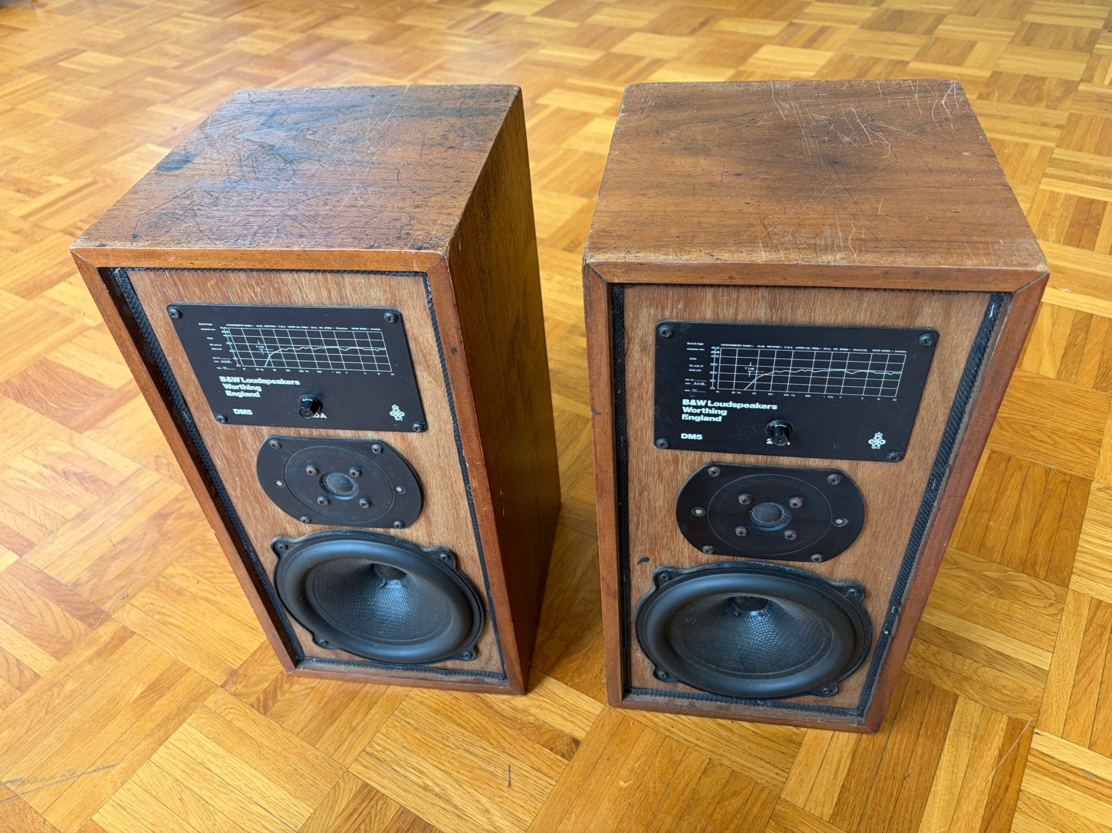 Bowers & Wilkins DM5 – Vintage luidsprekers – Matching pair, Ophalen, Gebruikt, Bowers & Wilkins (B&W)