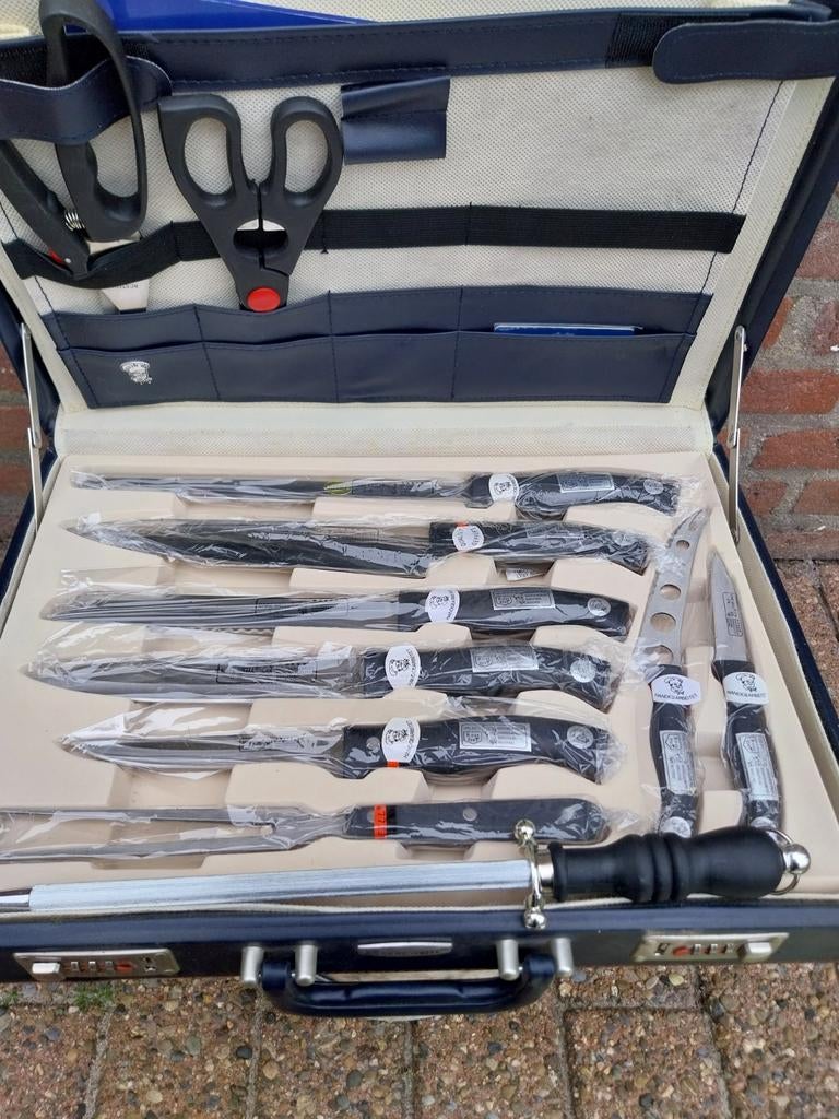 Carl Weill S.G. 24-delige Deluxe Messenset in Koffer, Ophalen of Verzenden, Nieuw, Rvs of Chroom, Bestekset