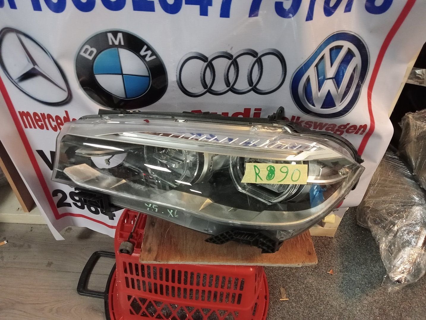 BMW X5 F15 X6 F16 ADAPTIEVE LED KOPLAMP LINKS 7381137, Auto-onderdelen, Gebruikt, -, -, Ophalen of Verzenden